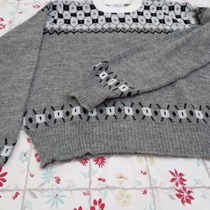 Vintage Sears Sportsweater Longsleeves Multicolore